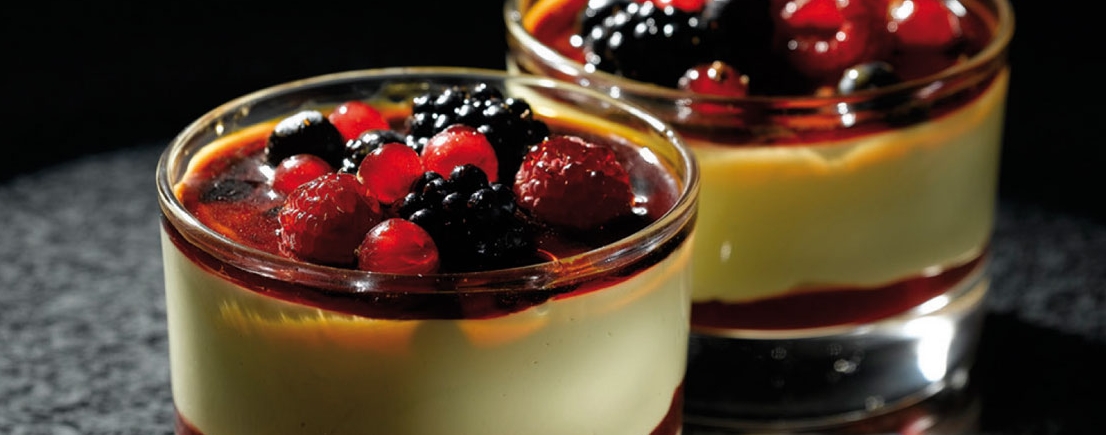 Bindi Creme Brulee and Berries 