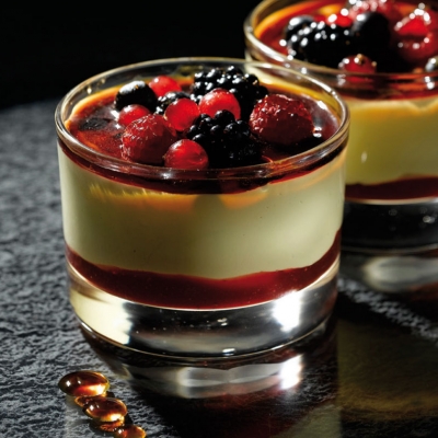 Bindi Creme Brulee and Berries