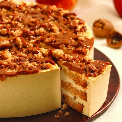Bindi Caramel Apple Walnut Cake - Precut