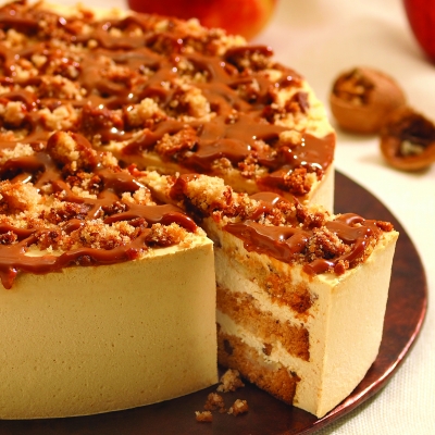 Bindi Caramel Apple Walnut Cake - Precut