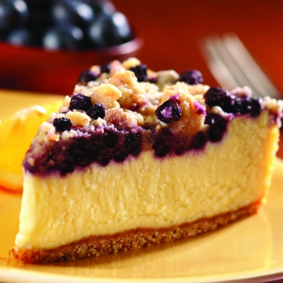 Bindi Lemon Blueberry Crumb Cheesecake - Precut