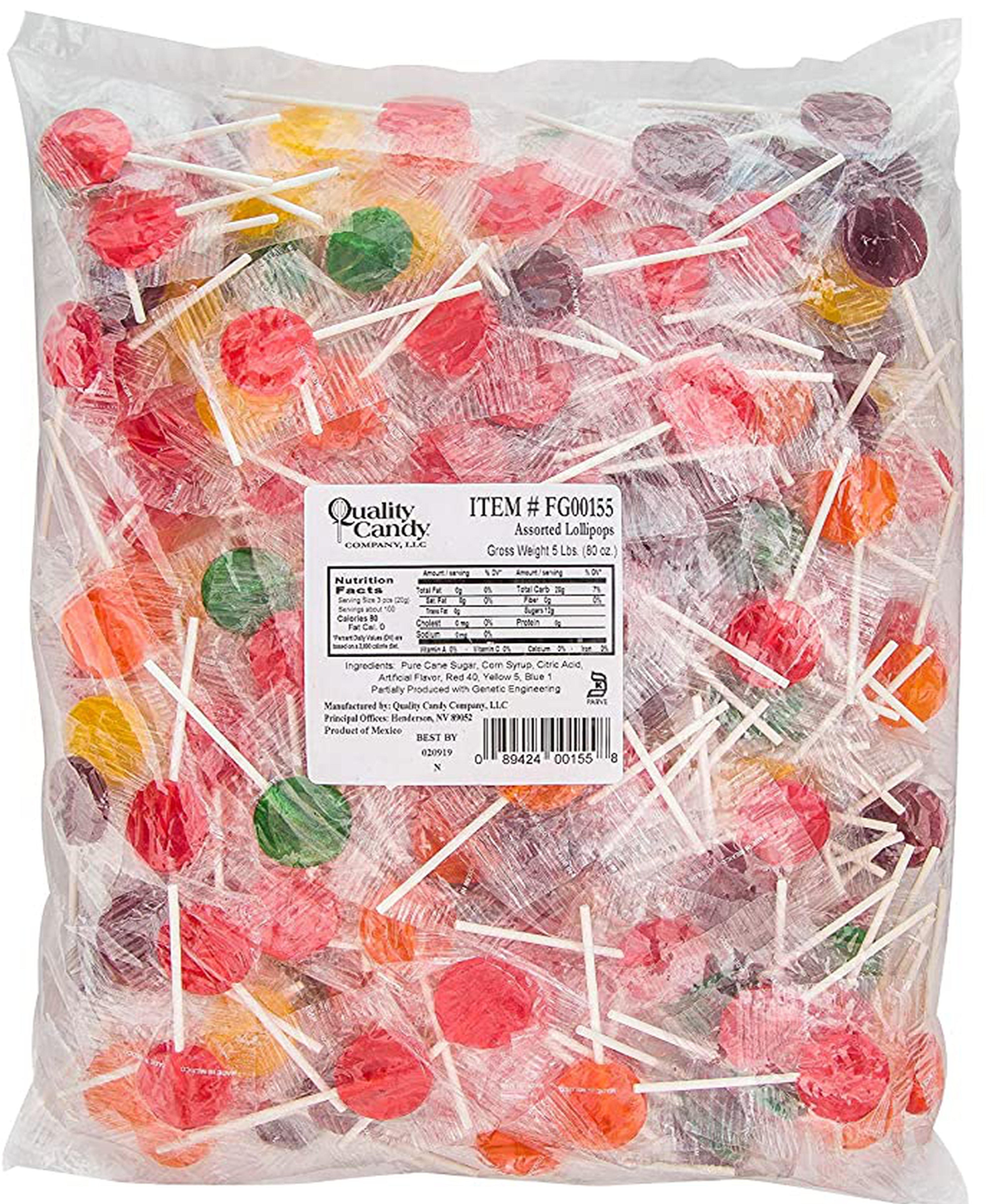Quality Candy - Assorted Lollipops - 4 lb bag