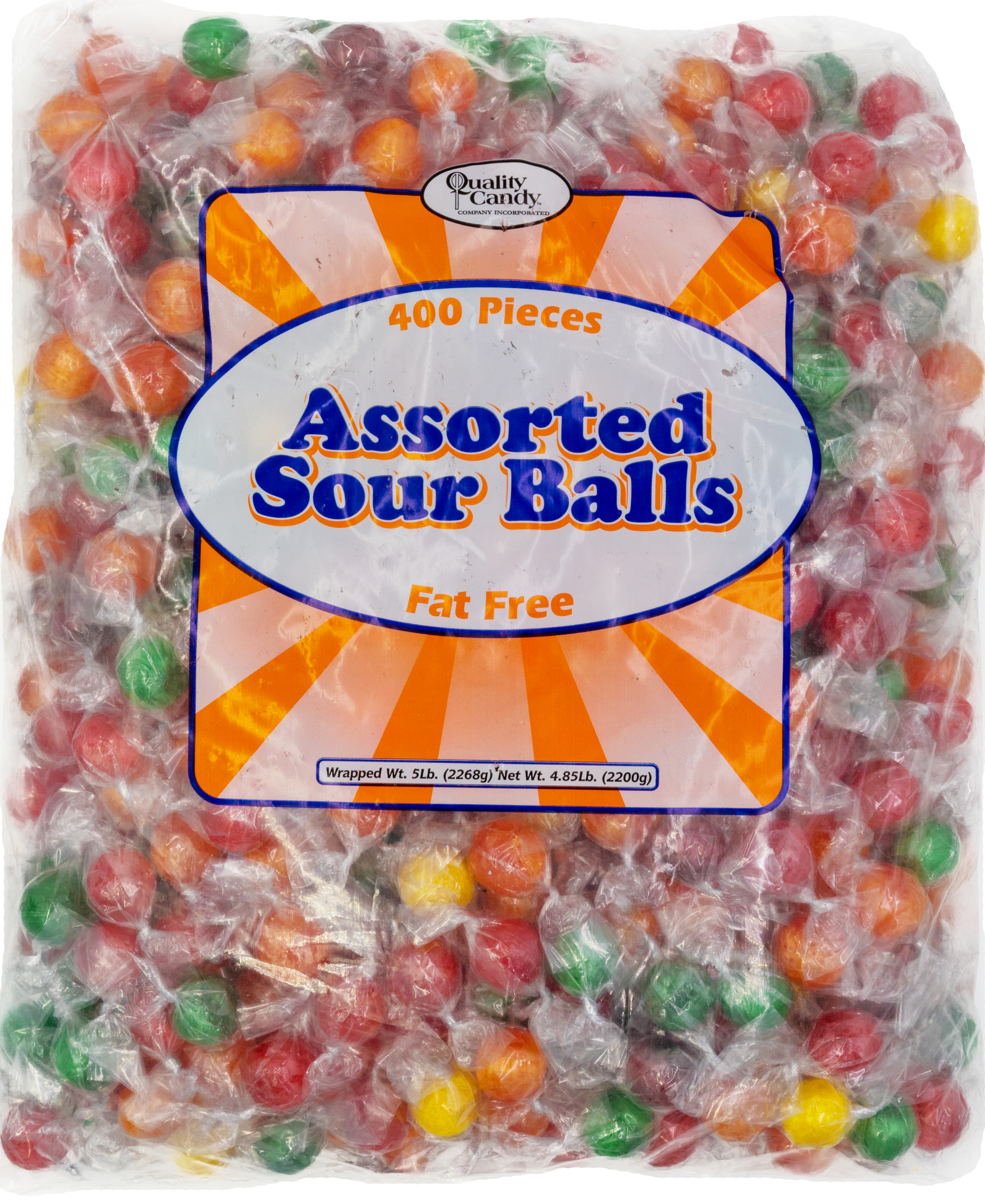 Quality Candy - Assorted Sour Balls - 5 lb bag