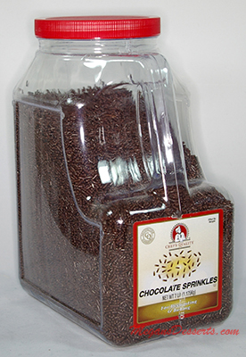 Chef's Quality Chocolate Sprinkles 7 lb.