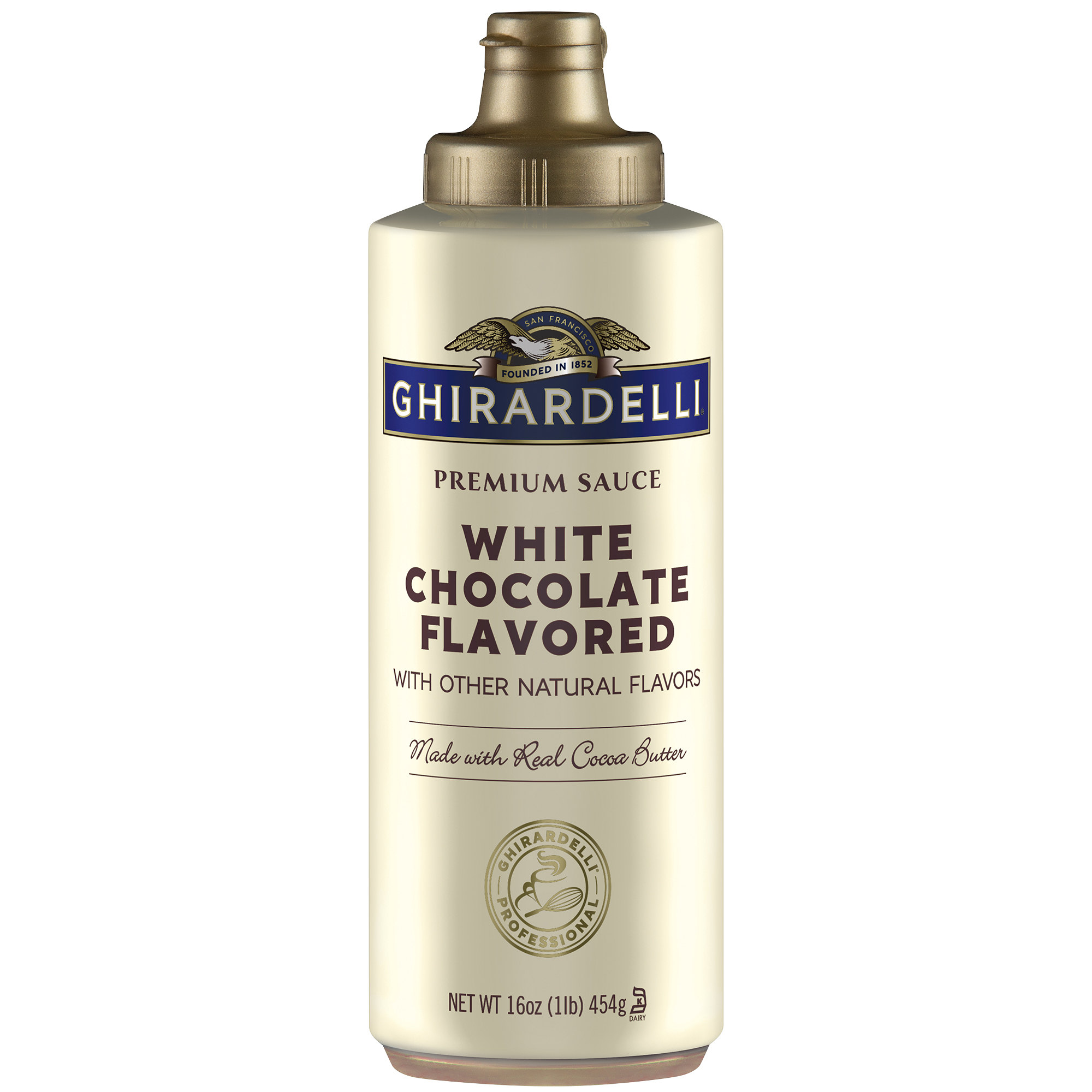Ghirardelli White Chocolate Flavoring Sauce 12 fl. oz. (17 oz.)