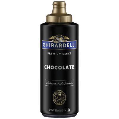 Ghirardelli Black Label Chocolate Flavoring Sauce - 11 fl. oz. (16 oz.)