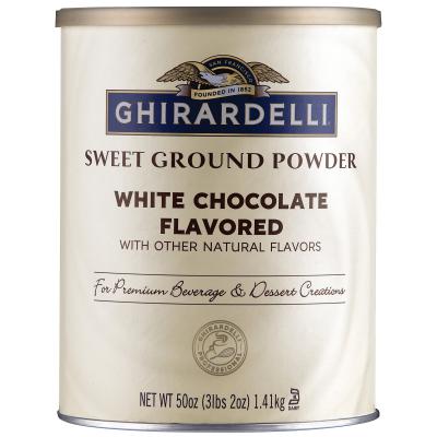 Ghirardelli Sweet Ground White Chocolate Flavored Powder - 3.12 lb.