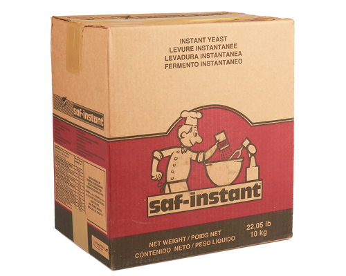 Lesaffre SAF-Instant Red Dry Yeast 1 lb. Vacuum Pack - 20/Case