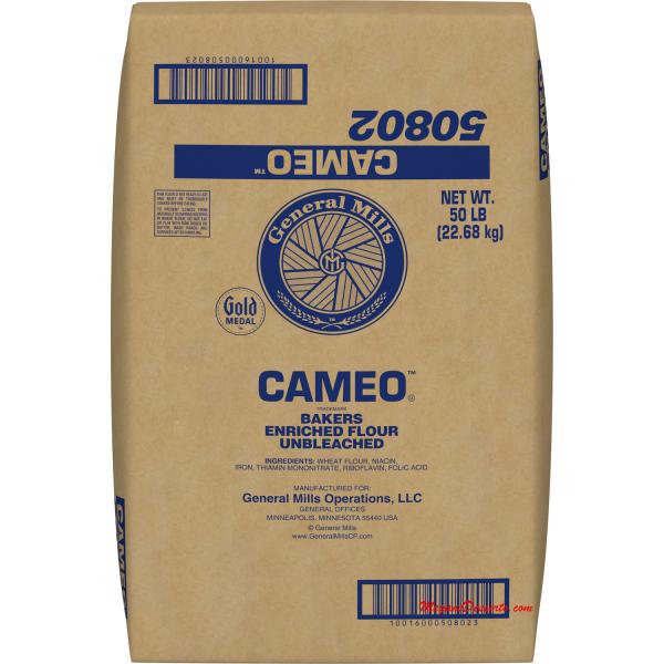 Cameo Pastry Flour Enriched By General Mills - 50 lbs