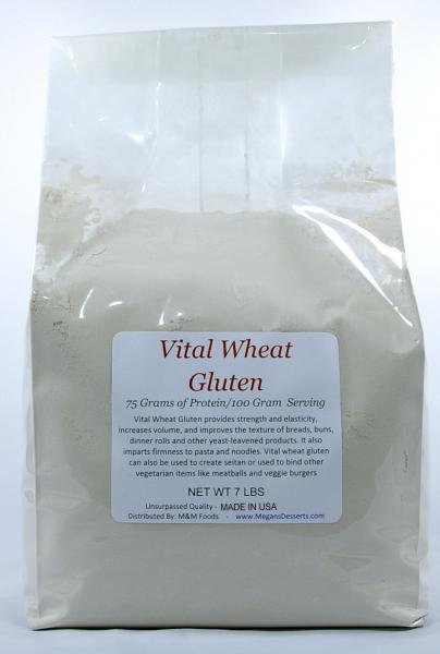 Vital Wheat Gluten Made in USA - 7 lbs