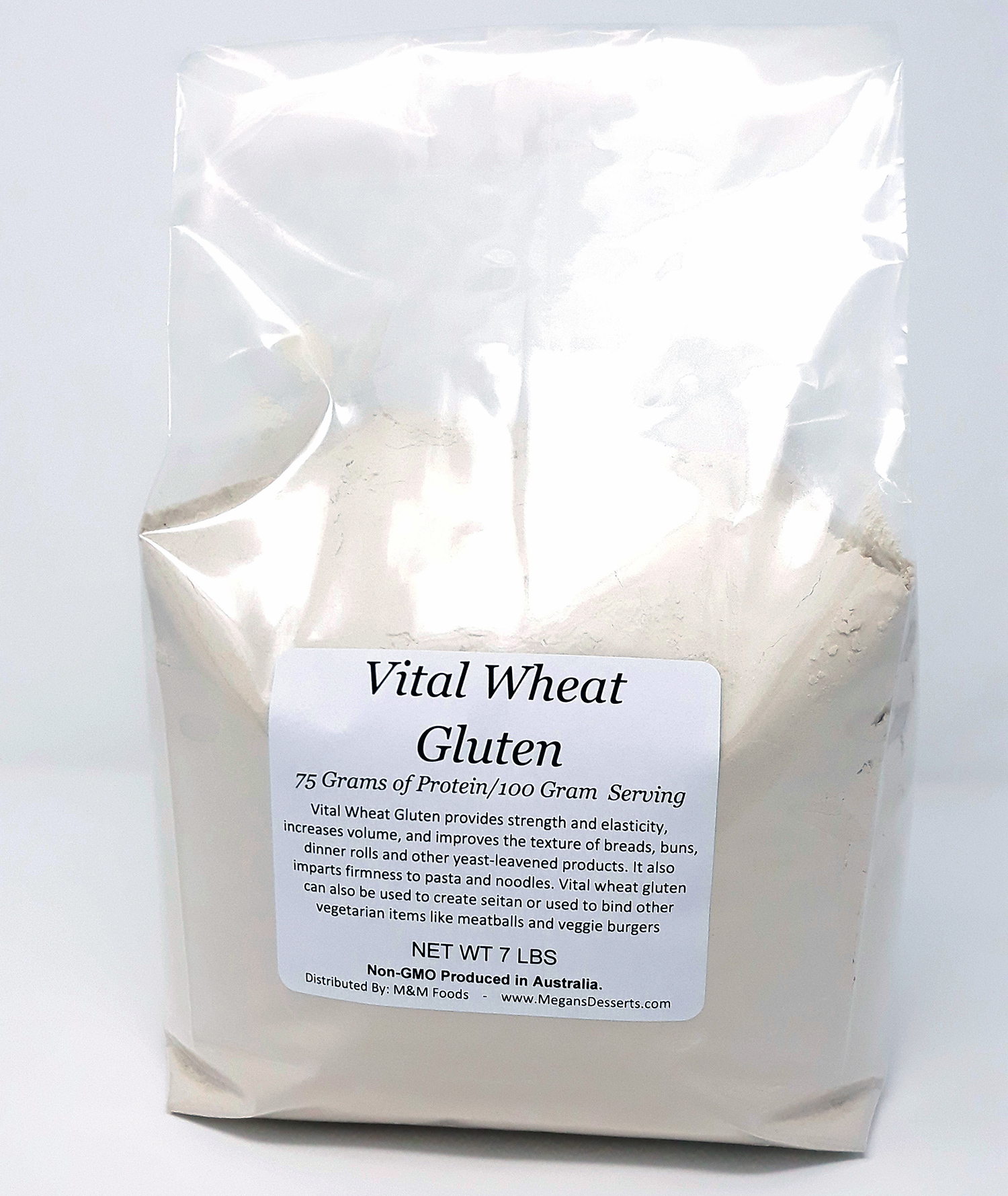 Vital Wheat Gluten Imported from Australia - 7 lbs